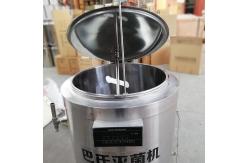 China SS304 Milk Small Tunnel Pasteurizer Batch Pasteurizer Machine supplier