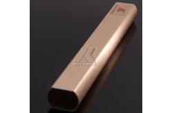 China Gold Brush Oval Square Aluminum Customized Length High Precision Corrosion supplier
