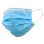Hypoallergenic Fiberglass 3ply Blue Disposable Mask for sale