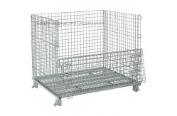China Medium Duty 48x40 Foldable Collapsible Wire Container 3000 Lb Capacity supplier