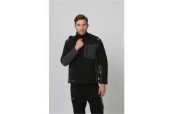 China Mens Winter Softshell Jacket , Stretch Windproof Work Jacket supplier
