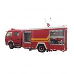 Mini Small 3.56cbm Water tank Hholding 2+3 Men  Jet Height 50m Dongfeng Dolica D7 124 Horsepower 4X2 Water tank Fire Truck for sale