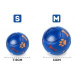 Diameter 7.5cm Pet Chew Toys Rubber Puppies Teething Training Toy