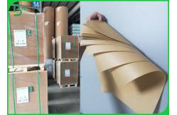 China Strong Strength Recycled Pulp Brown Kraft Paper Roll For Making Gift Boxes supplier