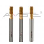 Customized Solid Carbide Taps 0.6μm Straight Flute Taps H6 With TiN Coating for sale