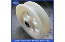 China Nylon Sheave Wheels Conductor Stringing Pulling Pulley Block With Ball Bearings supplier