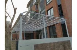 China Experience Durability And Versatility With DIY Polycaronate Cover White Aluminum Frame Canopy Awning supplier