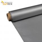 High Silica Fabrics Fire Proof Silicone Rubber Coated Fiberglass Fabric Cloth for sale