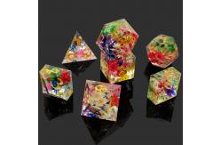 China Wear Resistant Resin DND Dice Hand Pouring Polyhedral Sharp Edge supplier