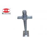 ISO 32mm Steel Base Jack Solid Scaffolding U Head Adjustable