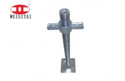 China ISO 32mm Steel Base Jack Solid Scaffolding U Head Adjustable supplier