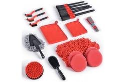 China 19Pcs Pp Car Detailing Brush Kit For Internal And External Detail supplier