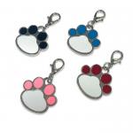 Paw Shape Sublimation Dog Tag Blanks For Photos Printing Customized Pet Tags for sale