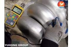 China ASTM A403 WP321-S180 Deg Elbow For Reduce System Pressure Drop supplier
