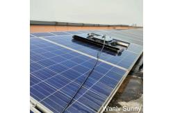 China Robotic Solar Panel Cleaner System Ai-Powered Cleaning Robot with Rolling Brush Heads supplier