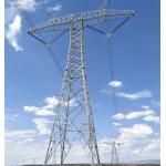 Galvanized Angle Steel 11KV 33KV 132KV 220KV Transmission Tower for sale