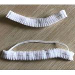 Machine Made Custom Beard Nets Personal Logo Printing With Elasticated Clip