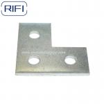 L Type Channel Plate 3 Hole Unistrut Channel Fittings Galvanized Steel for sale