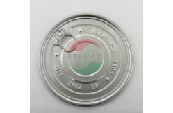 China Recyclable 99mm 401# Aluminum Foil Lids / Dry Powder Full Easy Open Ends supplier