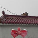 Chinese Architectural Antique Glazed Clay Roof Tiles Ceramic Material Handcraft for sale