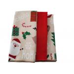 40x60cm Buff Christmas Microfiber Dish Towel Cloth For Kitchen Dishes for sale