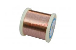 China Round Copper And Nickel Alloy Wire CuNi6 / CuNi10 For Automobile Heating Elements supplier