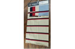 China Breathable Comfortable And Smooth Soft Striped Knit Fabric For Polo Shirt supplier