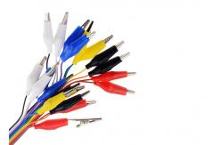 China DIY Connection Test Lead 20cm 10pin Jumper Wire Male With Alligator Clips supplier