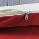 Knitted fabric Memory foam eyelash bed topper 70*190*5cm