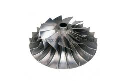 China 5 axis precision CNC milling titanium aluminum compressor wheel impeller supplier
