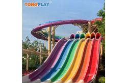 China Multiple Rainbow Waterslide Outdoor Entertainment Commercial Water Park Slides supplier