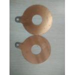 Copper Electrode Piezoelectric Ultrasonic Transducer 50x17x0.25-0.35mm for sale