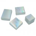 Gradient Flat Pack Gift Boxes , Holographic Packaging Box with Front Lock