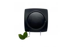 China Matte Black Beach Melamine Plates Square Dinnerware Anti Scratch supplier