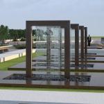 Durable Corten Steel Water Feature Garden Customizable Decoration