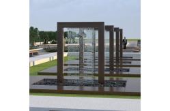 China Durable Corten Steel Water Feature Garden Customizable Decoration supplier