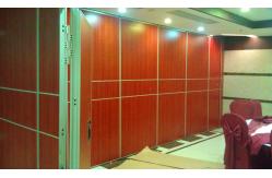 China Wood Door Sliding Roller Removable Wall Partition / Acoustic Operable Partitions supplier