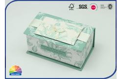 China Bowknot Ribbon Decorated Hinged Lid Box Bath Soap Packaging supplier