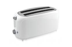 China Sandwich Maker Long Bread Toaster 4 Slice Toaster With Plastic Housing supplier