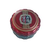 CMYK Biscuit Tin Box Embossed 0.32mm Round Tin Boxes With Lids for sale