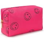 Pu Leather Preppy Makeup Bag Waterproof Cosmetic Organizer Cute Portable  for sale