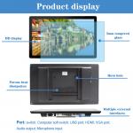 1920x1080 Resolution Wall Mounted Digital Signage For Indoor