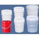 Heavy Duty White Industrial Lubricant Storage 20L Capacity PP/HDPE Bucket with Feature for sale