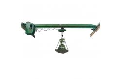 China Remote Control Single Girder Overhead Travelling Crane With Electric Double Flap Grab supplier