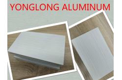 China Grey Decorative Wood Finish Aluminium Profiles with Marble Pattern supplier
