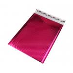 Antistatic Metallic Pink Bubble Mailers , Bubble Wrap Bags 135x210 #-AC for sale