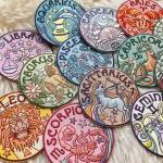 Laser Cut Iron On Embroidered Patches Eco Friendly Convenient High Precision for sale