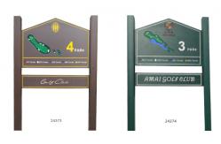 China Laminated Plastic Tee Singnage supplier