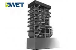 China Single Drum Biomass Fired Hot Water Boiler , 20t / H Circulating Fluidized Bed Boiler supplier