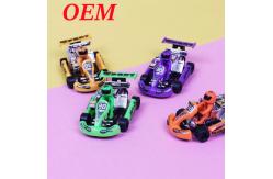 China Durable Safe Custom Plastic Toy / Pvc Racing Car Toy For Kids supplier